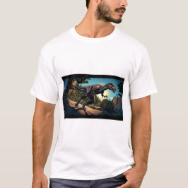 Titel: Dinosaur rullar genom ungeln T Shirt
