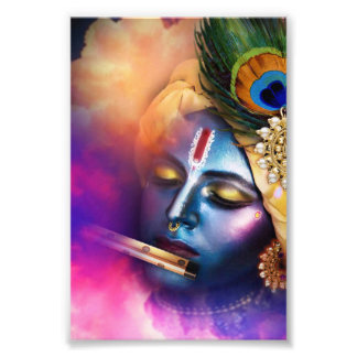Titel: "Enigmatic Krishna - A Timless Tribute Fototryck