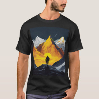 Titel: "erövra Himalayas: Äventyr Await" T Shirt