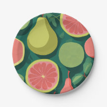 Titel: Guava Elegance: Modern minimalistisk Papper