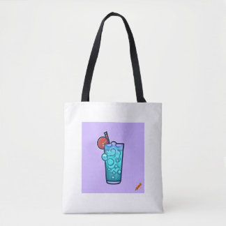Titel: "Magic Fruktig Cocktail Tote Bag - Tecknad Tygkasse