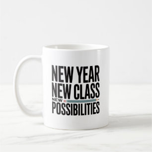 Titel Nytt år Ny klass Nya möjligheter Lärare Kaffemugg