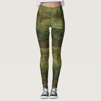 Titel: Onyx Crokodile Paisley Camouflage Leggings