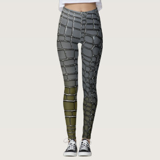 Titel: Platinum Crokodile Camouflage Leggings