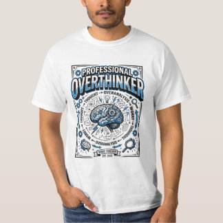 Titel: Professionell Övertänkare | Retro Anatomi T Shirt