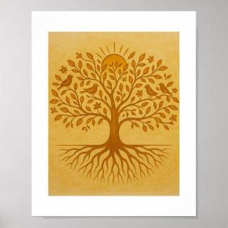 *Titel:* *"Root of Harmony - Handdesignad WaPoster Poster