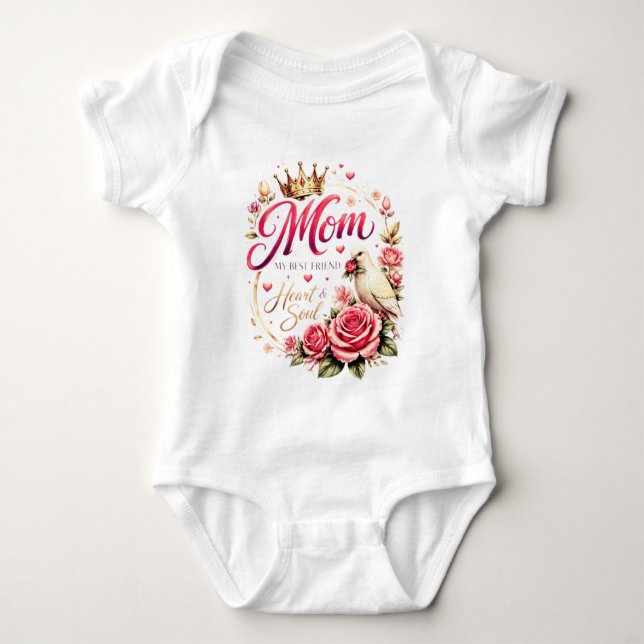 🌸 Titel (SEO + Trendande) Mamma Kronros Design –  T Shirt (Framsida)