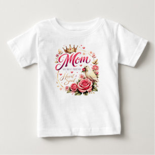 🌸 Titel (SEO + Trendande) Mom Crown Rose Design – T Shirt