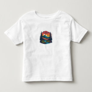 **Titel:** Serene Nature Wonderland Småbarn T Shirt