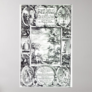 Titel-sida till 'ensikt av Palestine Poster