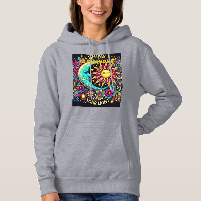 Titel: skina ditt ljus - inspirerande T-Shirt De (Framsida)