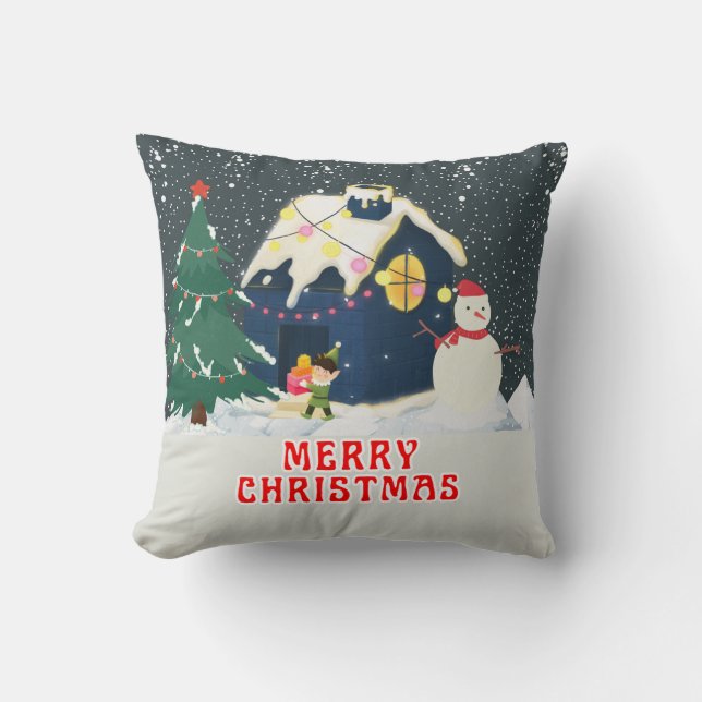 Titel: Slutlig julklapp Kudde (Framsida)