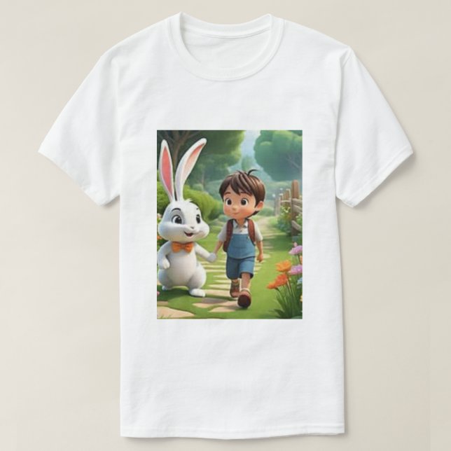Titel  Söt seriefigur T-shirt Rolig grafik* (Design framsida)