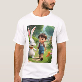 Titel Söt seriefigur T-shirt Rolig grafik*