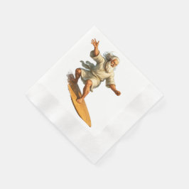Titel surfing Moses rolig biblisk konst fest pappe Pappersservett