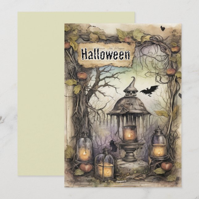 Titel: Whisperlight Ritual Julkort (Fram/baksida)