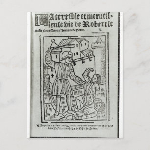Titelblad från 'La Terrible et Merveille�' Vykort