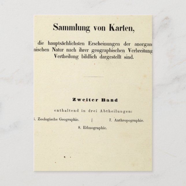 Titelblad Fysisk Atlas v 2 Vykort (Framsida)