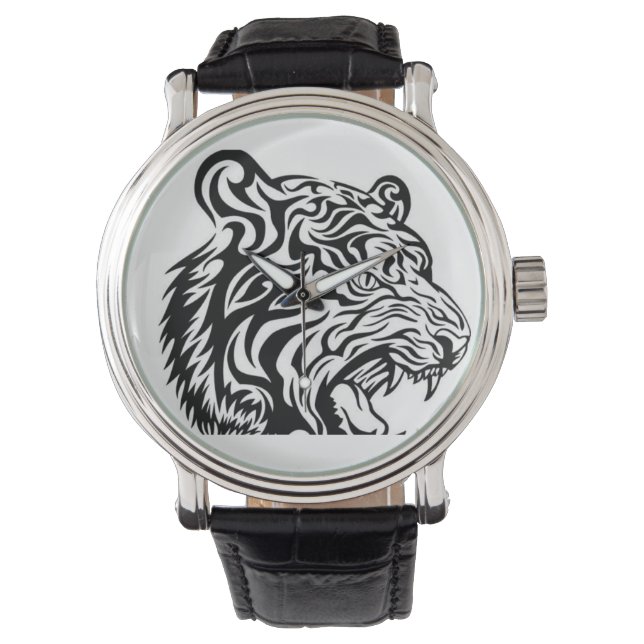 Titeln "Tiger Witch" väcker en upphetsning och p Armbandsur (Framsida)