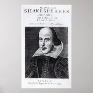 Titelpage, "Mr. William Shakespeares Poster