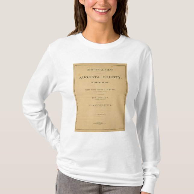 Titelsida Augusta County, Virginia T-shirt (Framsida)