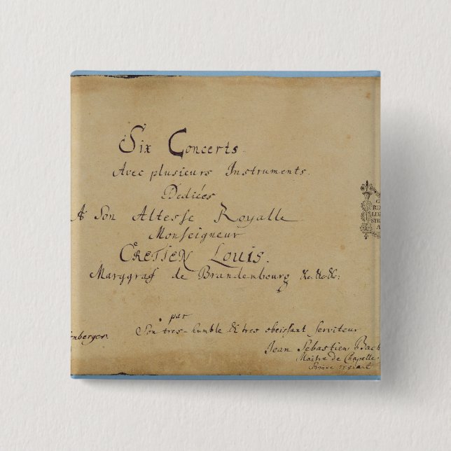 Titelsida av 'de Brandenburg konserterna Knapp (Framsida)