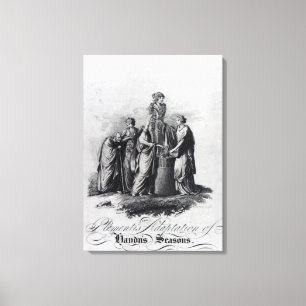 Titelsida av Muzio Clementis anpassning Canvastryck