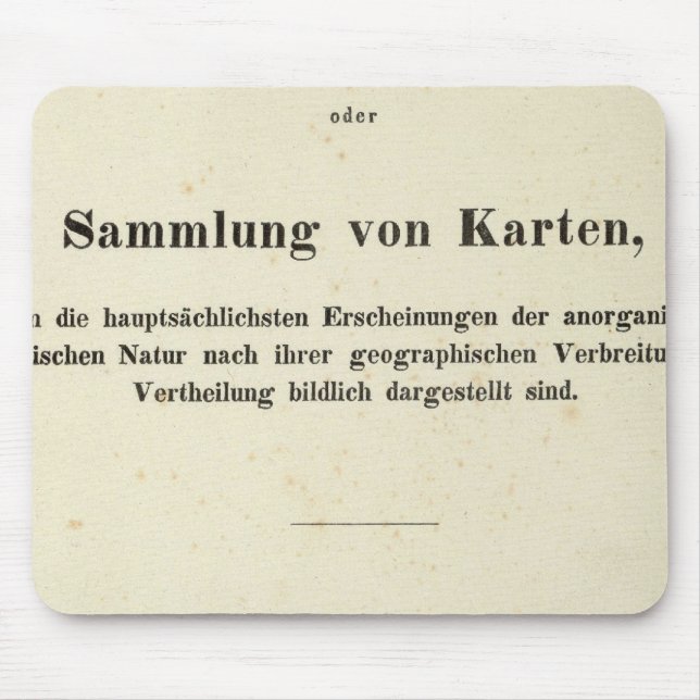 Titelsida Dr Heinrich Berghaus Musmatta (Framsidan)