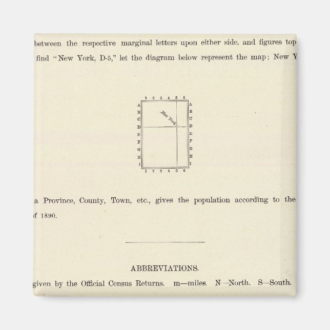 Titelsida för Verso Indexed Atlas Magnet (Framsidan)