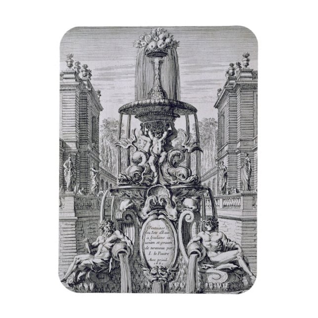 Titelsida från "Fontän och Waterjets in Ita" Magnet (Vertikal)