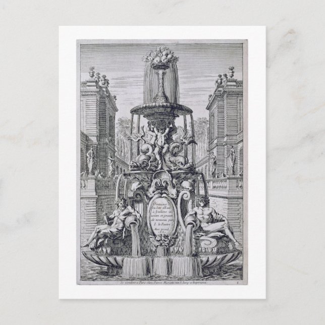 Titelsida från "Fontän och Waterjets in Ita" Vykort (Framsida)