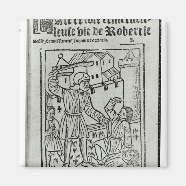 Titelsida från "La Terrible et Merveille �" Magnet (Framsidan)