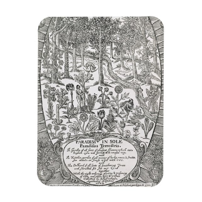 Titelsida från "Paradisi Sole", Paradisus Terrestr Magnet (Vertikal)