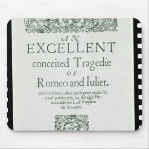 Titelsida från 'Romeo och Juliet Musmatta