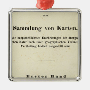 TitelsidaDr Heinrich Berghaus Julgransprydnad Metall