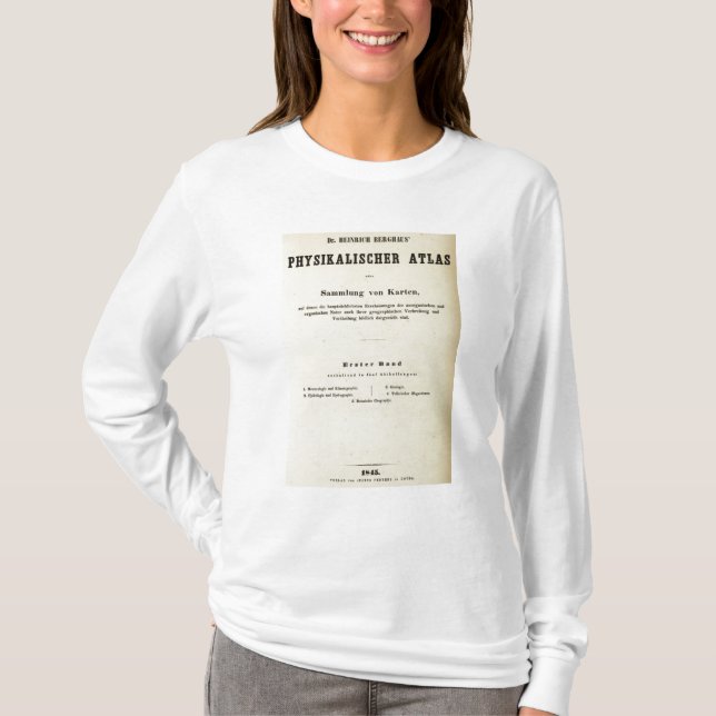 TitelsidaDr Heinrich Berghaus T-shirt (Framsida)