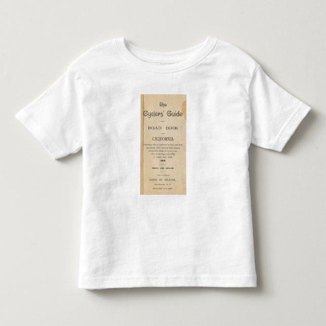 Titelsidan av Cyclers vägleder Tee Shirt (Framsida)