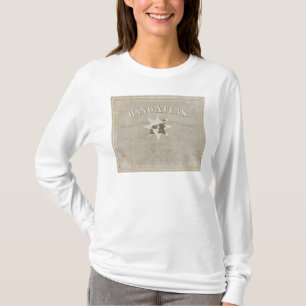 Titelsidan räcker kartboken av delar av jord t-shirt