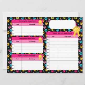 Titelspårningskort för AKC-Jumper, huvudansvarig