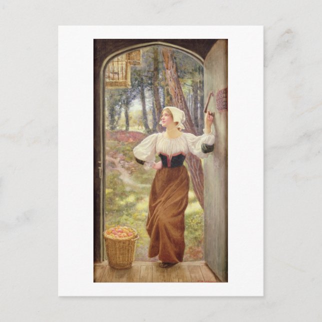 Tithe in naturd (w/c on papper) vykort (Framsida)