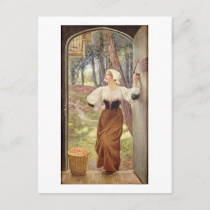 Tithe in naturd (w/c on papper) vykort