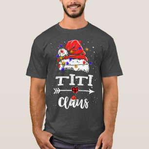 Titi Claus jul Light Pajama Family Matching T Shirt