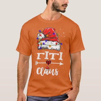 Titi Claus jul Light Pajama Family Matching T Shirt