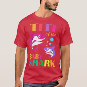 Titi på Baby-födelsedagshajen Titi Shark Mammor T Shirt