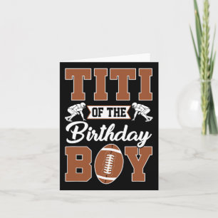 Titi på Party-familjens födelsedagsdag Kort