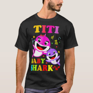 Titi Shark Titi Shark Family Mors dag T Shirt