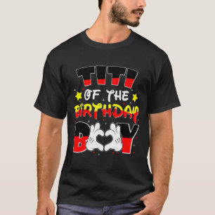 Titi till födelsedagsgrabbens skjorta Matchande ro T Shirt