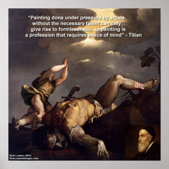 Titian David & Goliath & Citat Poster (Framsidan)