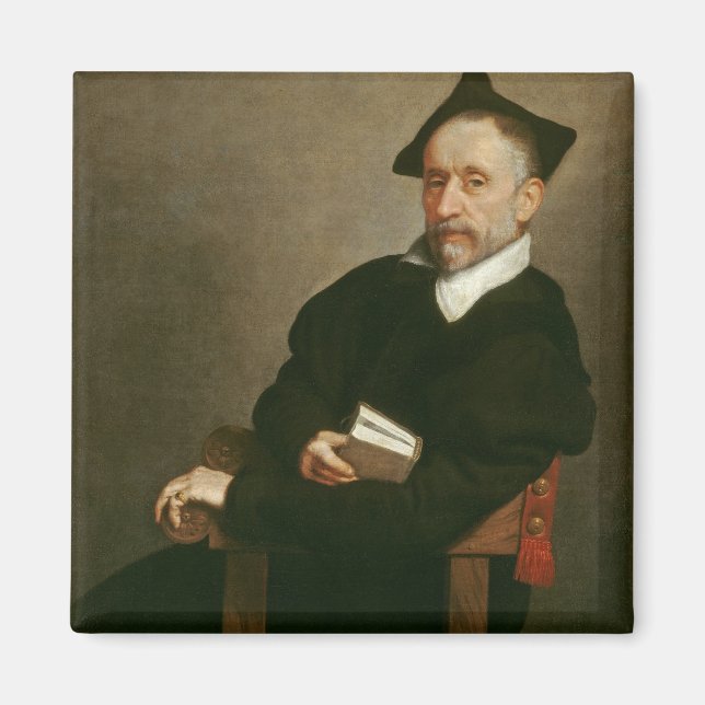 "Titian's Schoolmaster", c. 1575 Magnet (Framsidan)