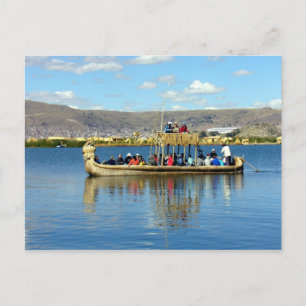 Titicaca-båt Vykort